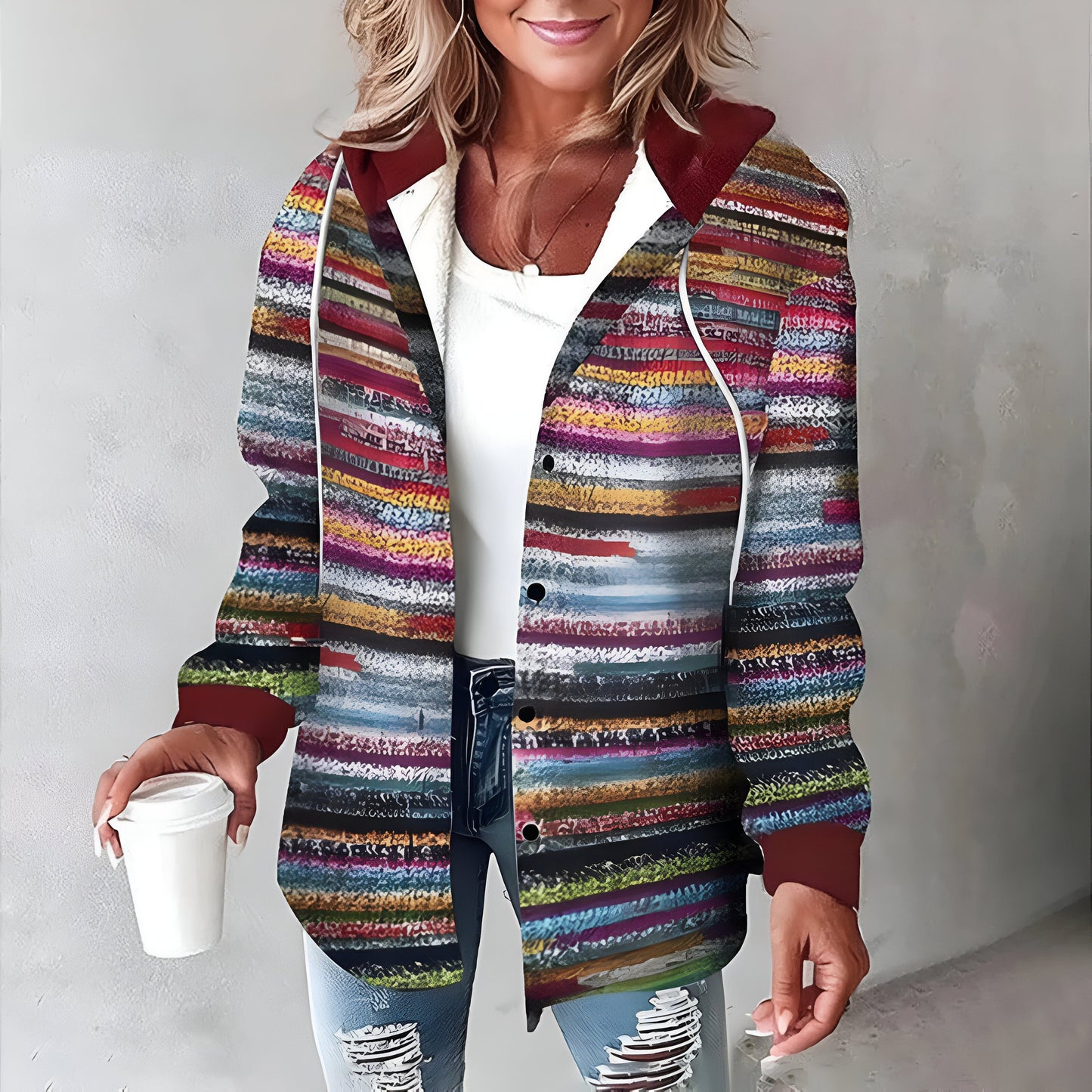 Leona | Relaxed warm jacket