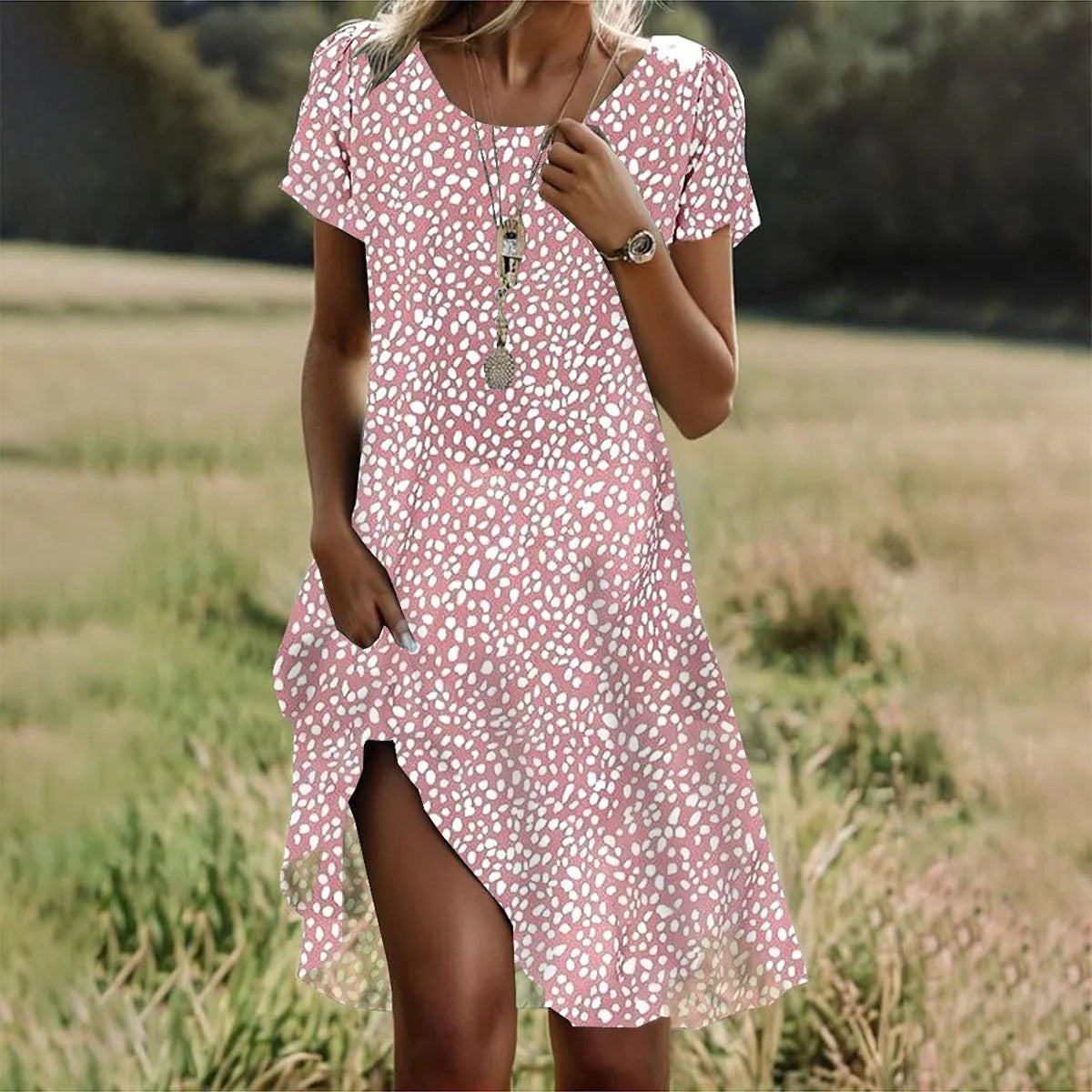 Juliette™ | Classic polka-dot dress