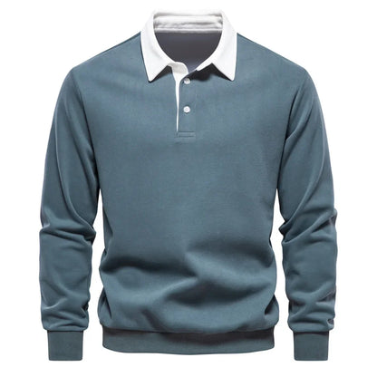 Grant | Classic Comfort Long-Sleeve Polo