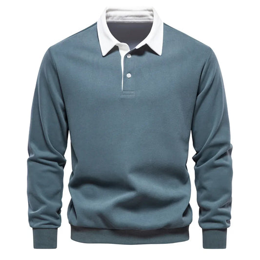 Grant | Classic Comfort Long-Sleeve Polo