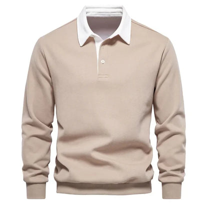 Grant | Classic Comfort Long-Sleeve Polo